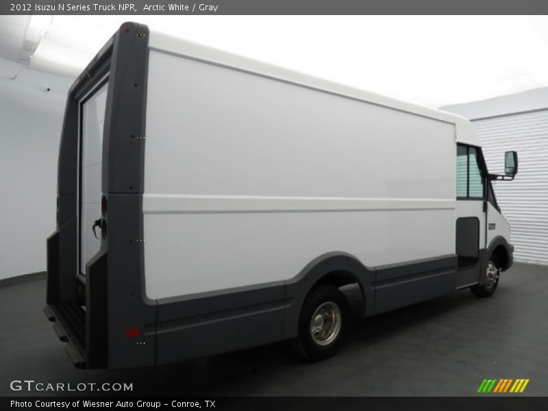 Arctic White / Gray 2012 Isuzu N Series Truck NPR