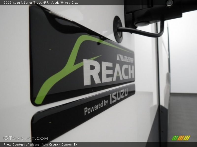 Arctic White / Gray 2012 Isuzu N Series Truck NPR