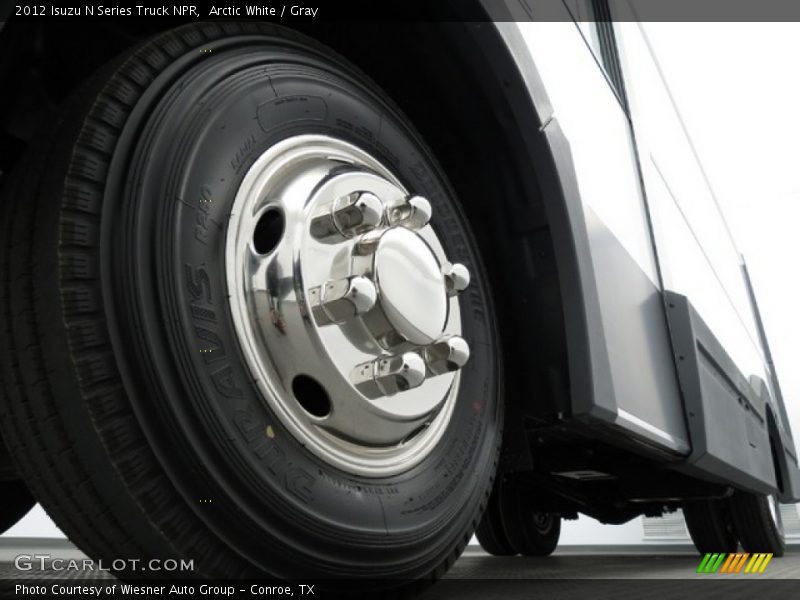 Arctic White / Gray 2012 Isuzu N Series Truck NPR