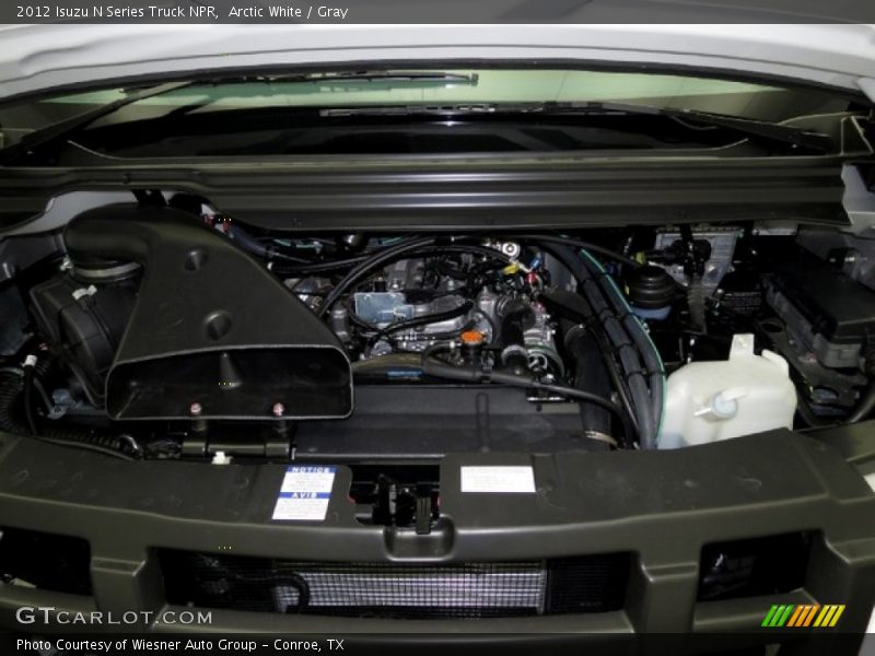 Arctic White / Gray 2012 Isuzu N Series Truck NPR