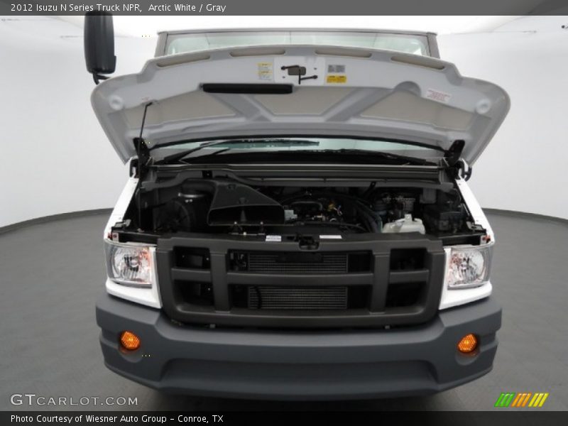 Arctic White / Gray 2012 Isuzu N Series Truck NPR