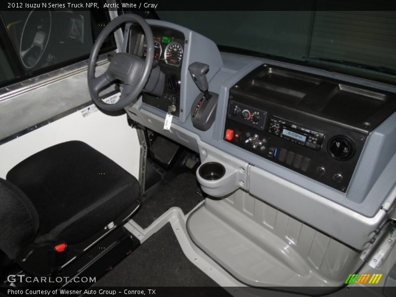 Arctic White / Gray 2012 Isuzu N Series Truck NPR