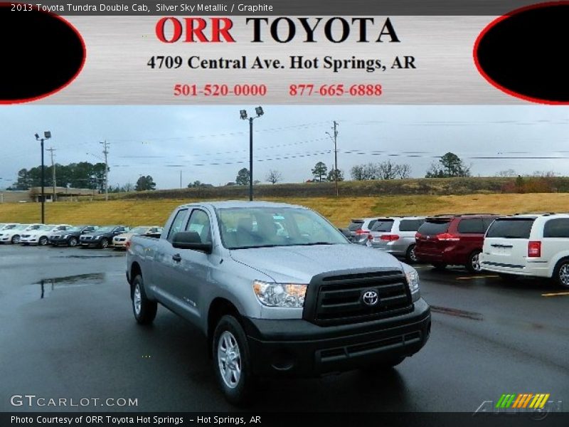 Silver Sky Metallic / Graphite 2013 Toyota Tundra Double Cab