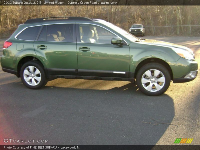 Cypress Green Pearl / Warm Ivory 2011 Subaru Outback 2.5i Limited Wagon