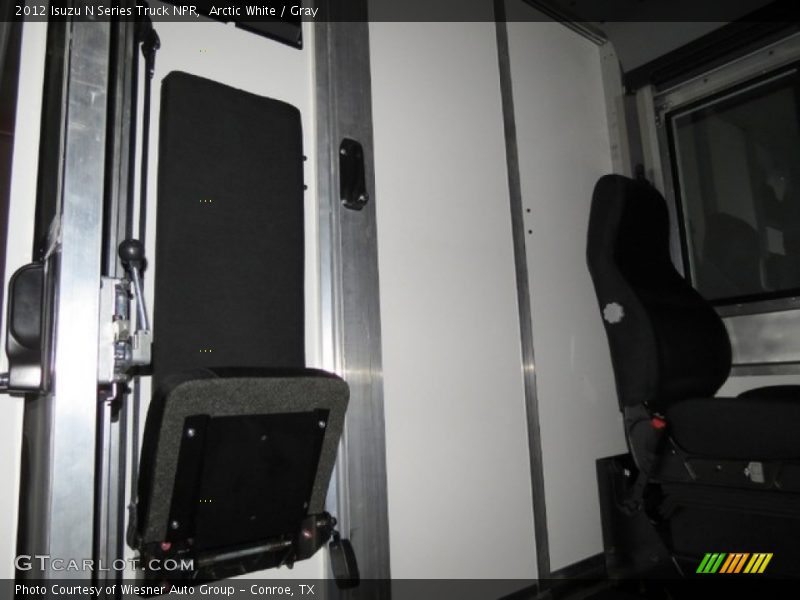 Arctic White / Gray 2012 Isuzu N Series Truck NPR