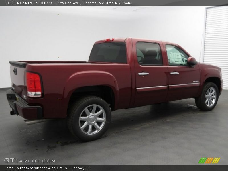 Sonoma Red Metallic / Ebony 2013 GMC Sierra 1500 Denali Crew Cab AWD