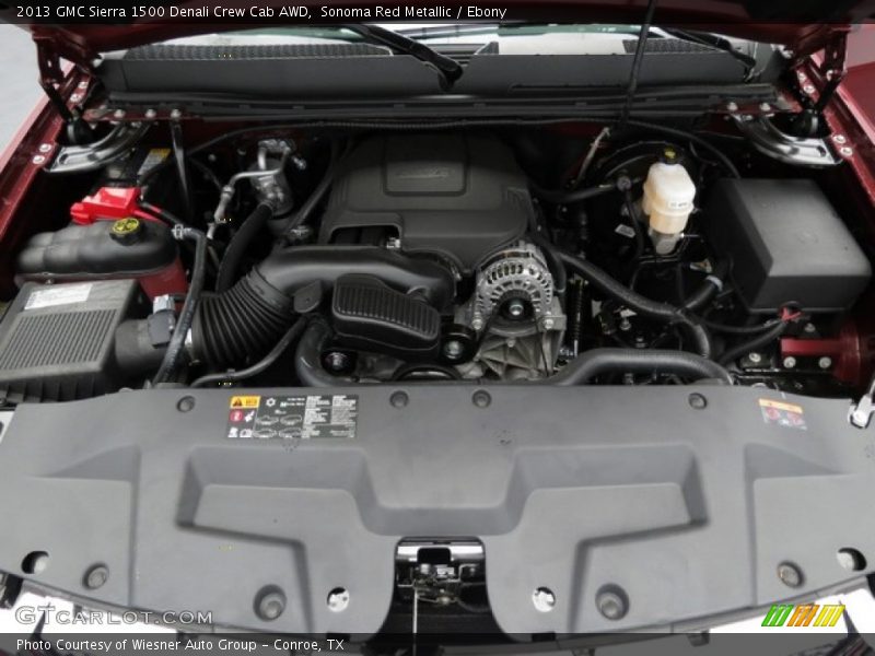 Sonoma Red Metallic / Ebony 2013 GMC Sierra 1500 Denali Crew Cab AWD