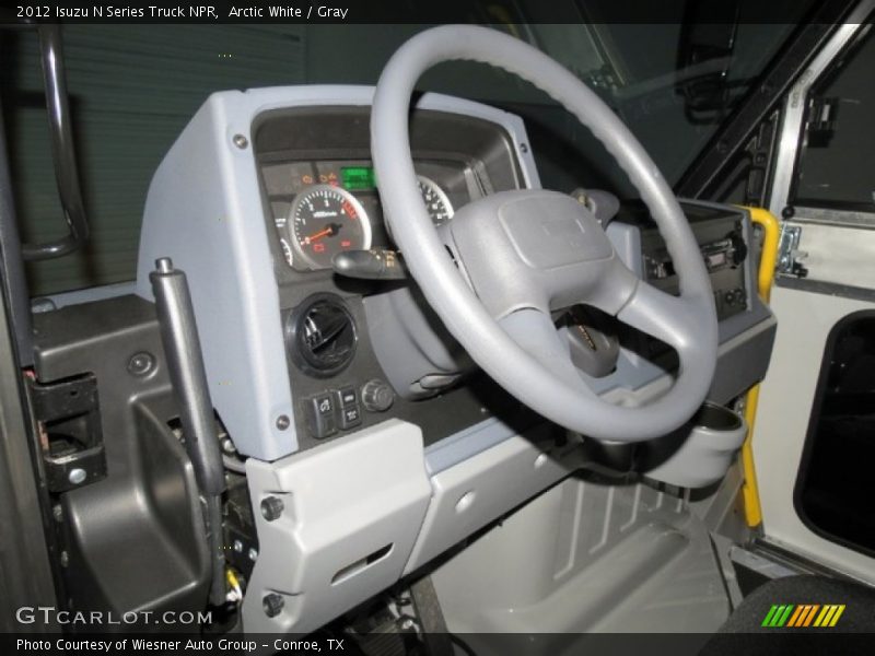 Arctic White / Gray 2012 Isuzu N Series Truck NPR