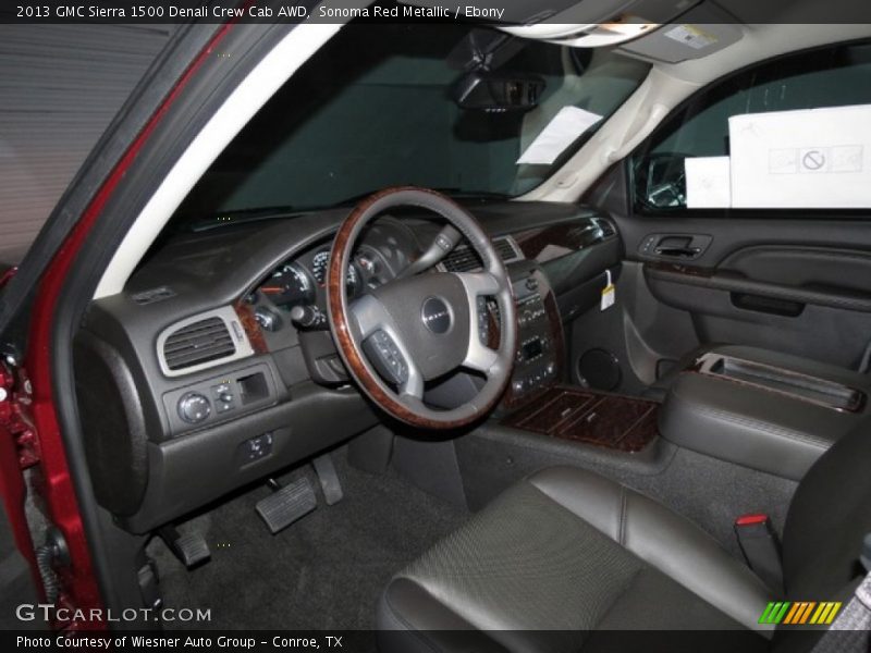 Sonoma Red Metallic / Ebony 2013 GMC Sierra 1500 Denali Crew Cab AWD