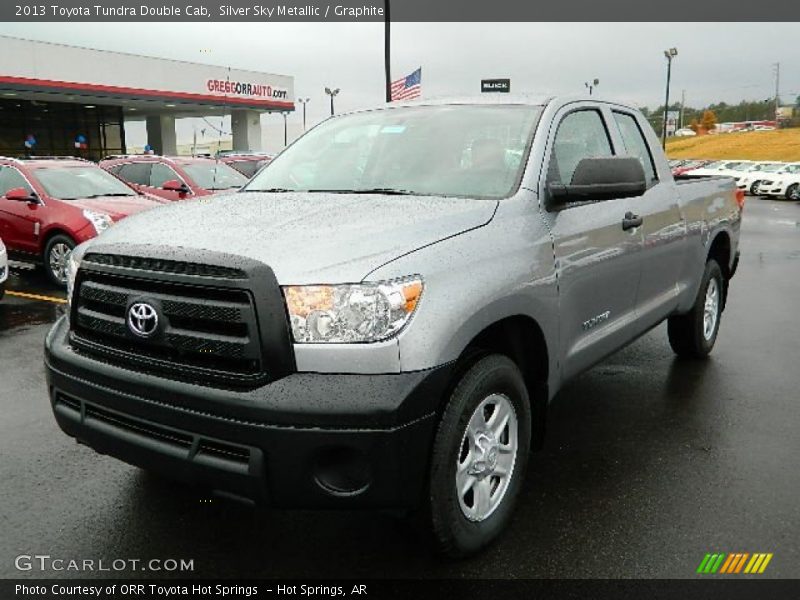 Silver Sky Metallic / Graphite 2013 Toyota Tundra Double Cab