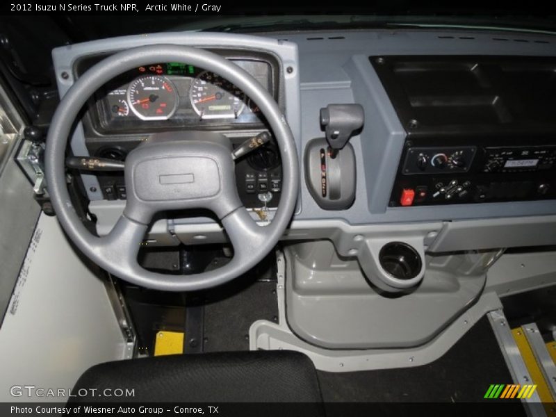 Arctic White / Gray 2012 Isuzu N Series Truck NPR