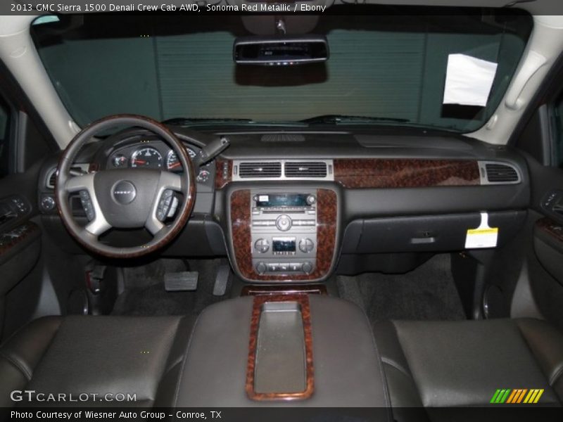 Sonoma Red Metallic / Ebony 2013 GMC Sierra 1500 Denali Crew Cab AWD