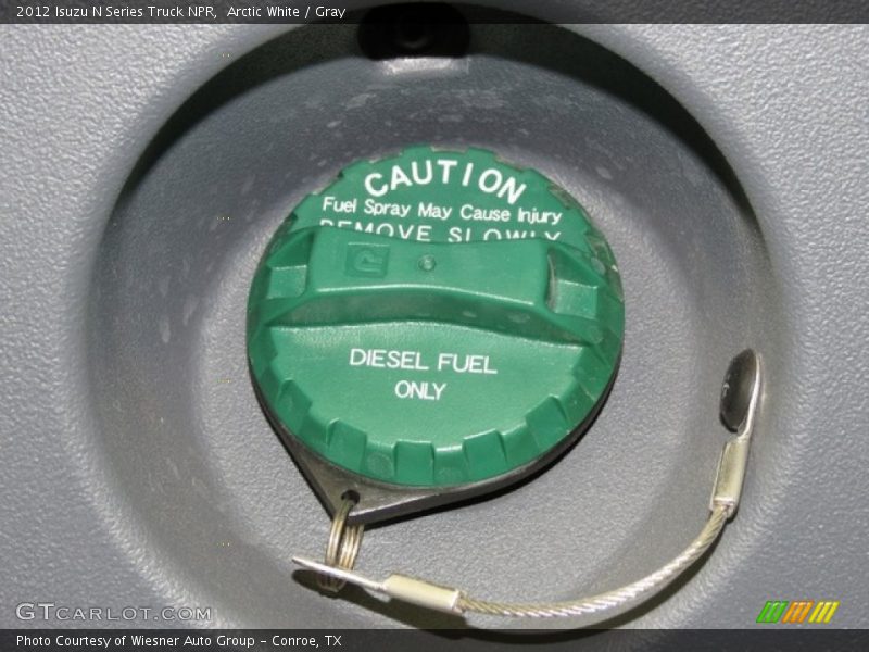 Arctic White / Gray 2012 Isuzu N Series Truck NPR