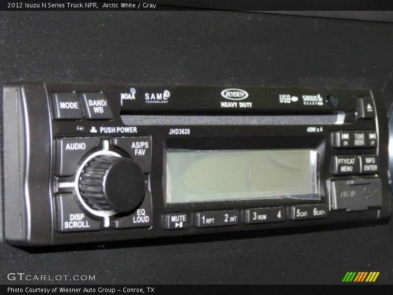 Arctic White / Gray 2012 Isuzu N Series Truck NPR