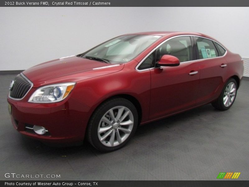 Crystal Red Tintcoat / Cashmere 2012 Buick Verano FWD
