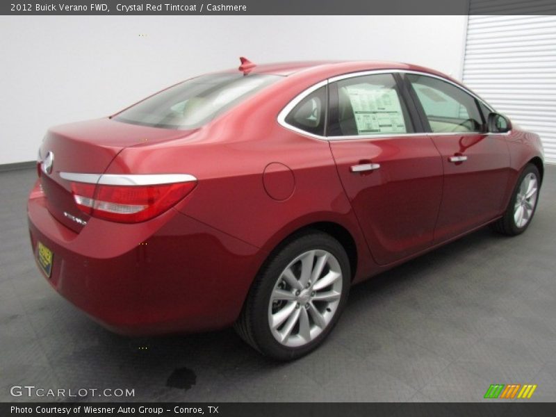Crystal Red Tintcoat / Cashmere 2012 Buick Verano FWD