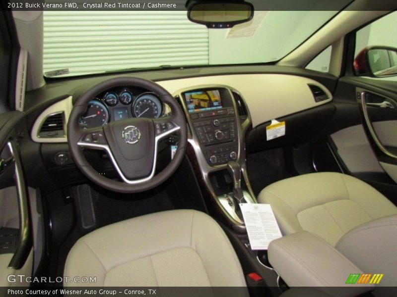 Crystal Red Tintcoat / Cashmere 2012 Buick Verano FWD