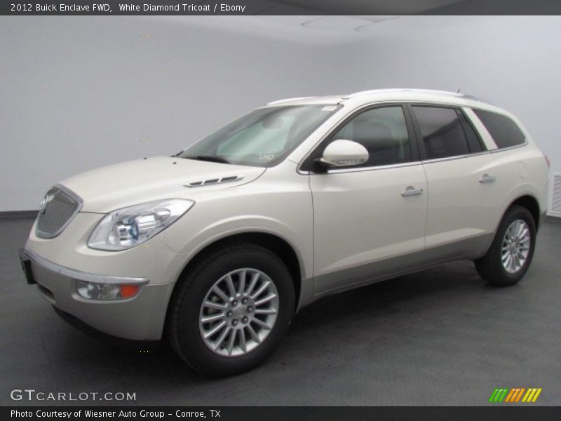 White Diamond Tricoat / Ebony 2012 Buick Enclave FWD