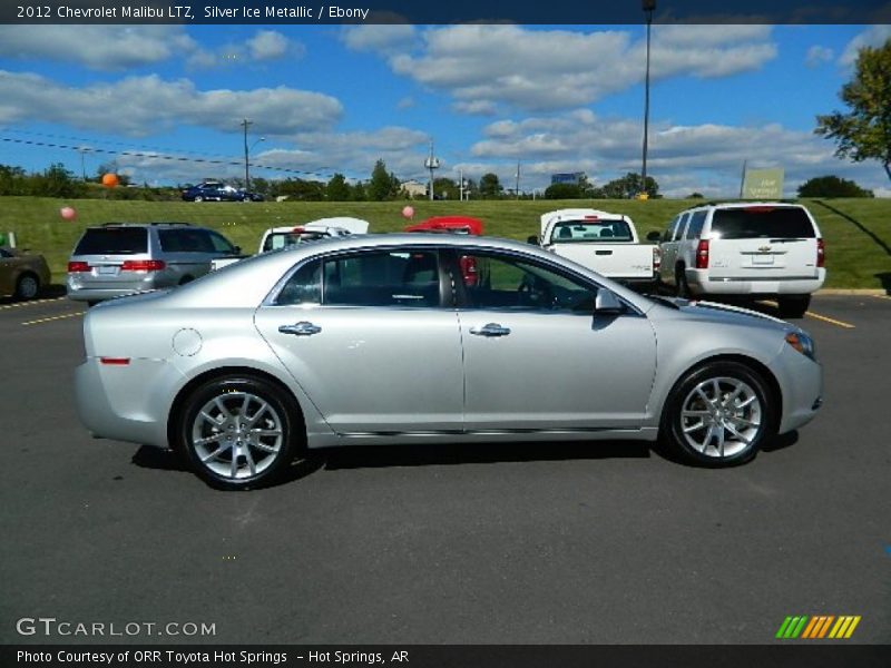 Silver Ice Metallic / Ebony 2012 Chevrolet Malibu LTZ