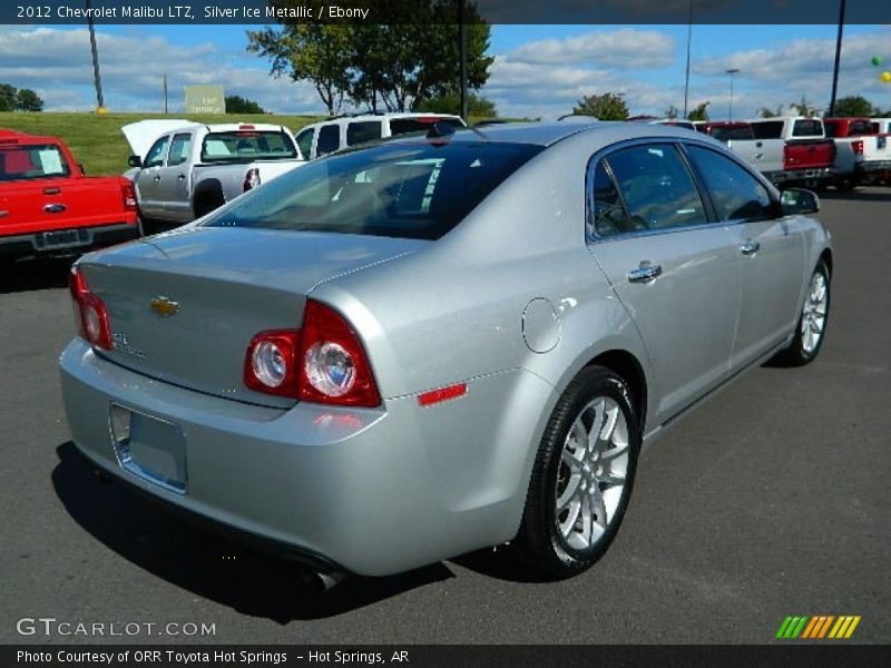 Silver Ice Metallic / Ebony 2012 Chevrolet Malibu LTZ