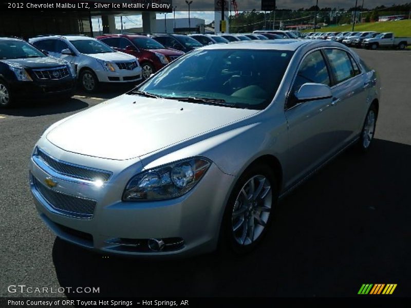 Silver Ice Metallic / Ebony 2012 Chevrolet Malibu LTZ