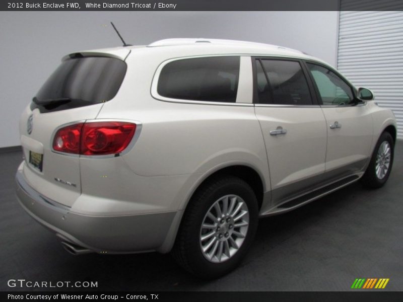 White Diamond Tricoat / Ebony 2012 Buick Enclave FWD