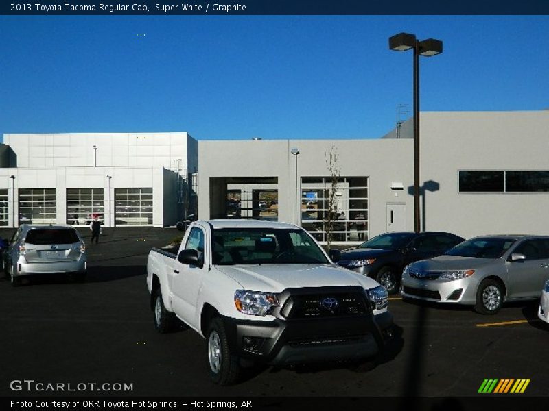 Super White / Graphite 2013 Toyota Tacoma Regular Cab