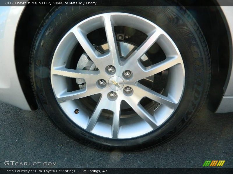 Silver Ice Metallic / Ebony 2012 Chevrolet Malibu LTZ