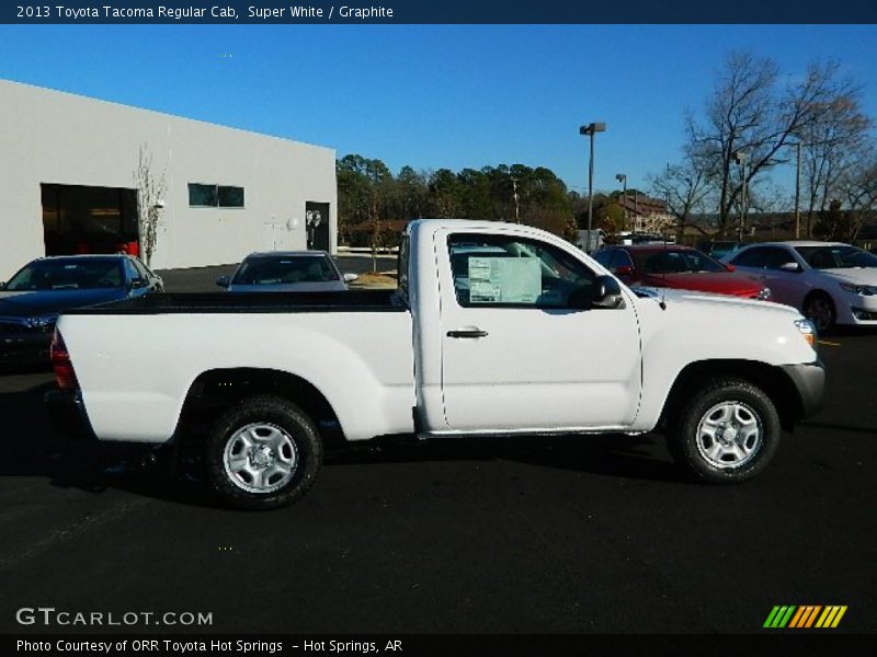 Super White / Graphite 2013 Toyota Tacoma Regular Cab