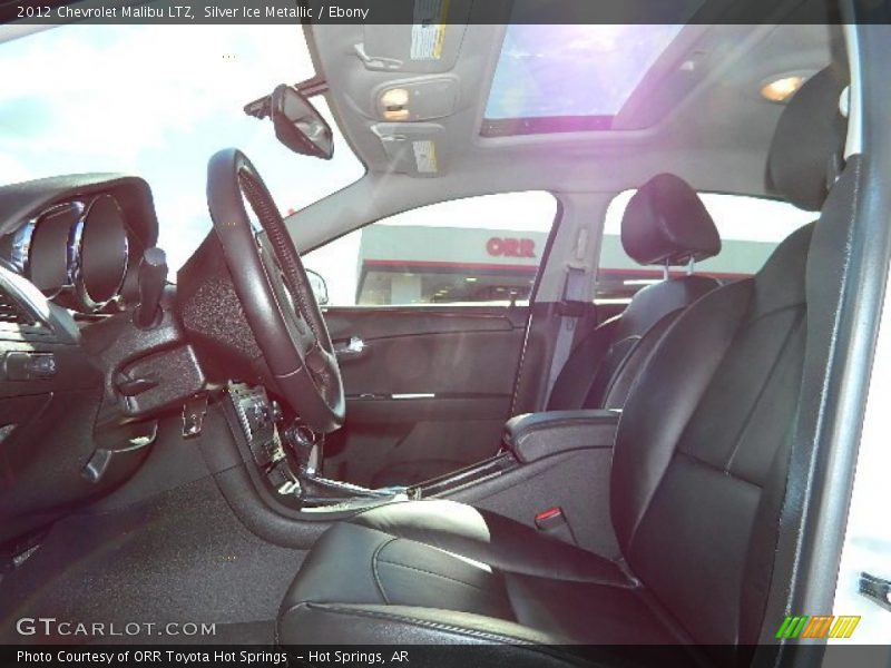 Silver Ice Metallic / Ebony 2012 Chevrolet Malibu LTZ