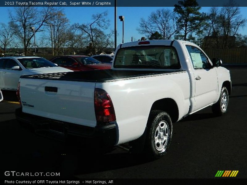 Super White / Graphite 2013 Toyota Tacoma Regular Cab