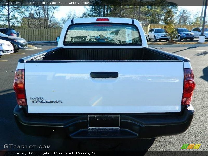 Super White / Graphite 2013 Toyota Tacoma Regular Cab