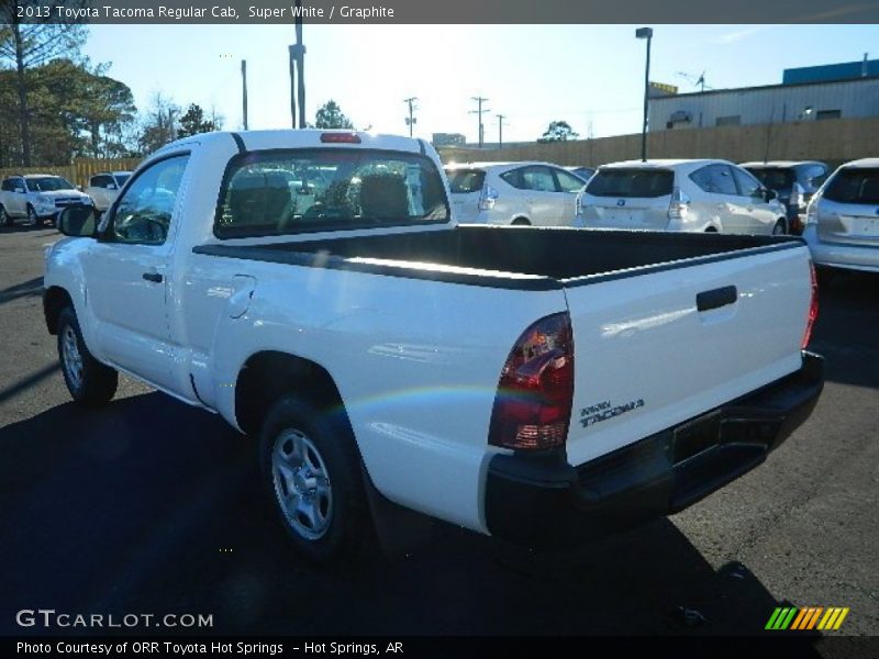 Super White / Graphite 2013 Toyota Tacoma Regular Cab