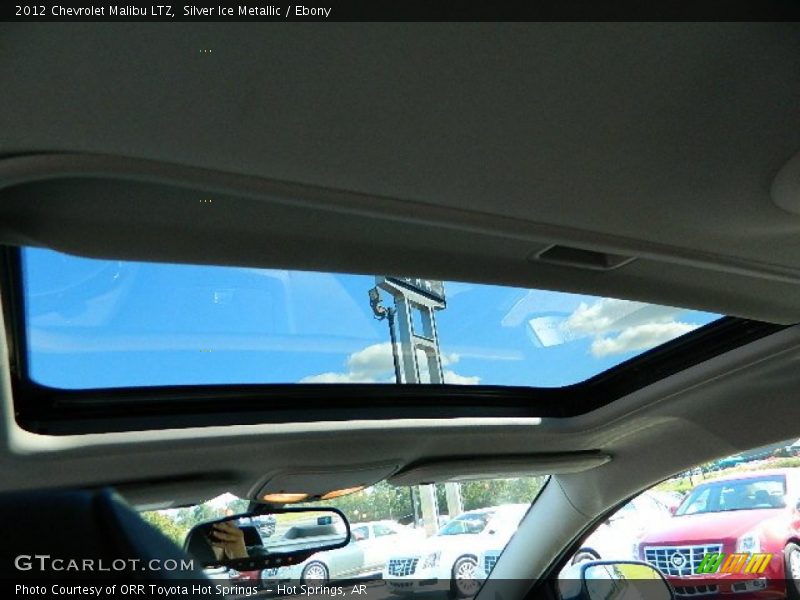Silver Ice Metallic / Ebony 2012 Chevrolet Malibu LTZ