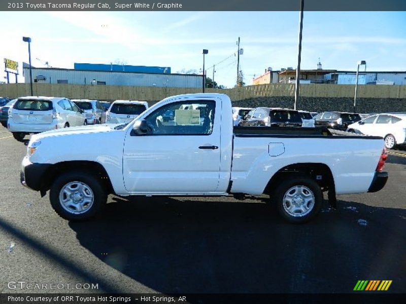 Super White / Graphite 2013 Toyota Tacoma Regular Cab