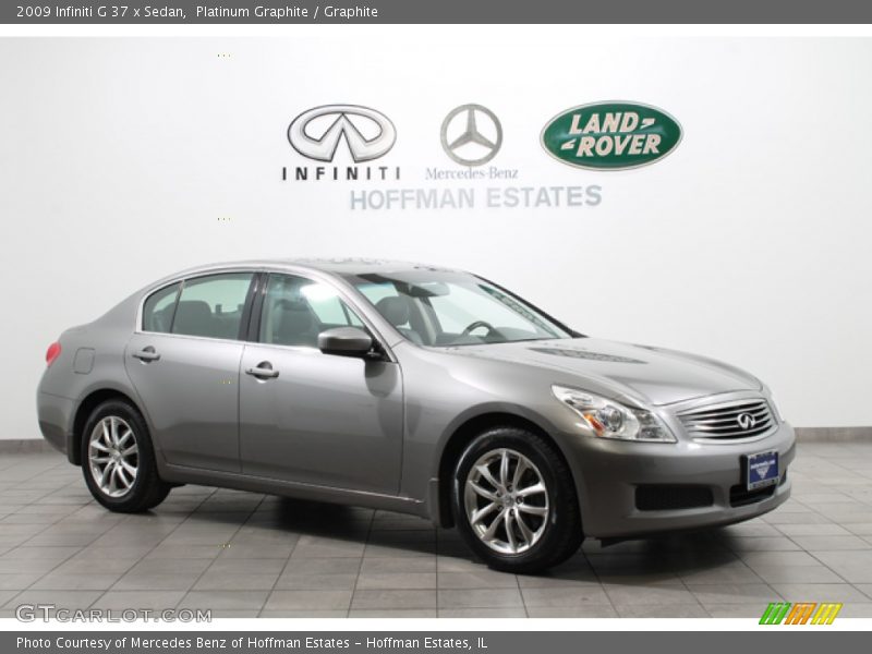 Platinum Graphite / Graphite 2009 Infiniti G 37 x Sedan