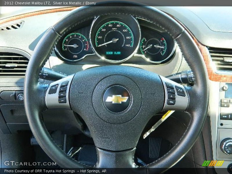 Silver Ice Metallic / Ebony 2012 Chevrolet Malibu LTZ
