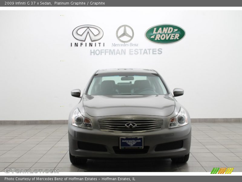 Platinum Graphite / Graphite 2009 Infiniti G 37 x Sedan