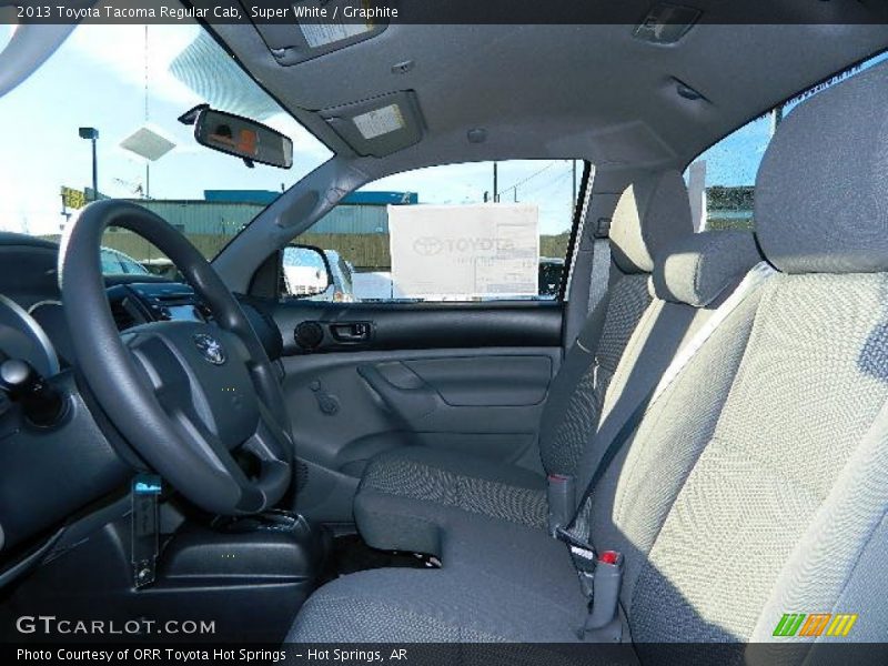 Super White / Graphite 2013 Toyota Tacoma Regular Cab