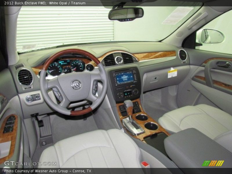 White Opal / Titanium 2012 Buick Enclave FWD
