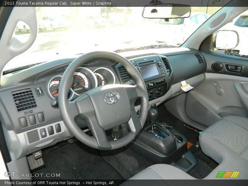 Super White / Graphite 2013 Toyota Tacoma Regular Cab