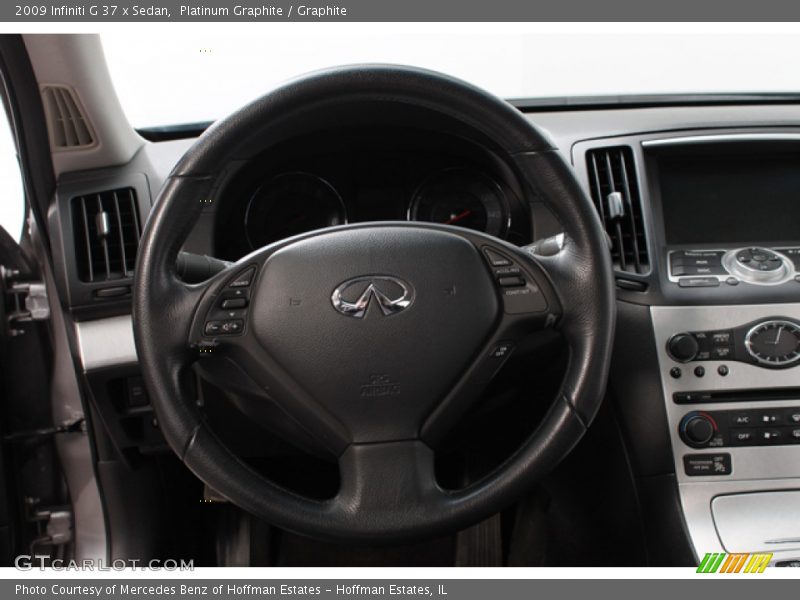Platinum Graphite / Graphite 2009 Infiniti G 37 x Sedan
