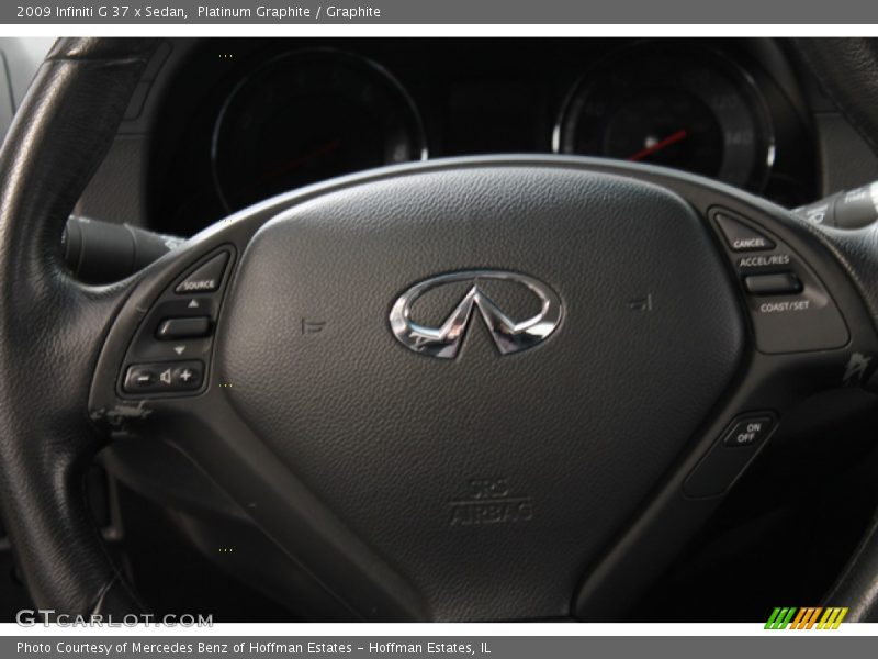 Platinum Graphite / Graphite 2009 Infiniti G 37 x Sedan
