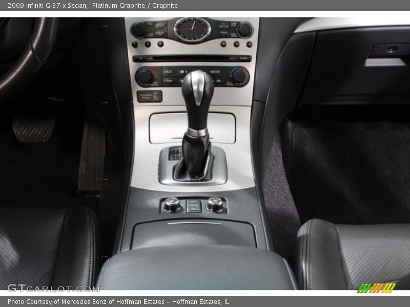 Platinum Graphite / Graphite 2009 Infiniti G 37 x Sedan