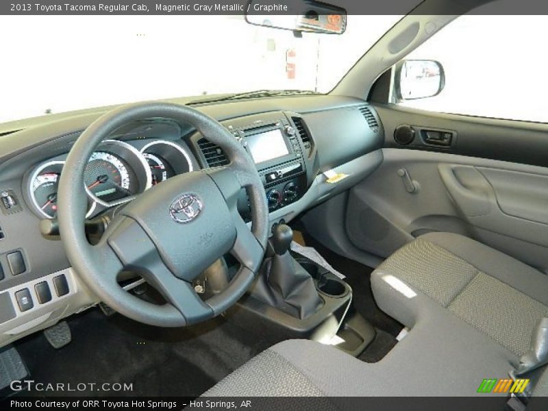 Magnetic Gray Metallic / Graphite 2013 Toyota Tacoma Regular Cab