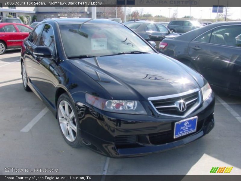 Nighthawk Black Pearl / Ebony 2005 Acura TSX Sedan