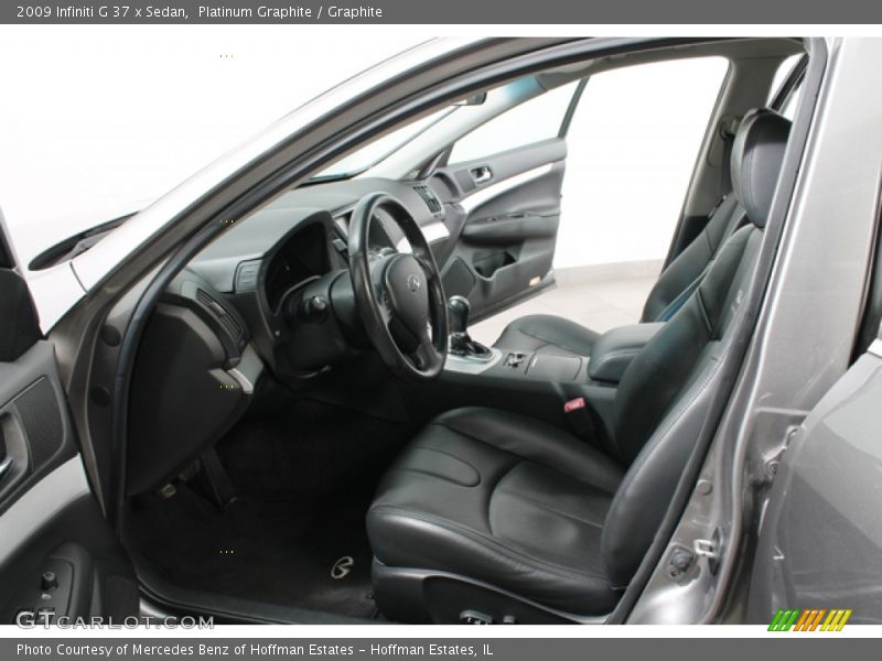 Platinum Graphite / Graphite 2009 Infiniti G 37 x Sedan