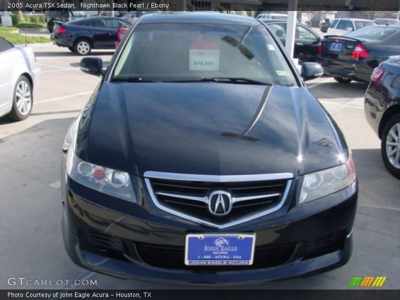 Nighthawk Black Pearl / Ebony 2005 Acura TSX Sedan