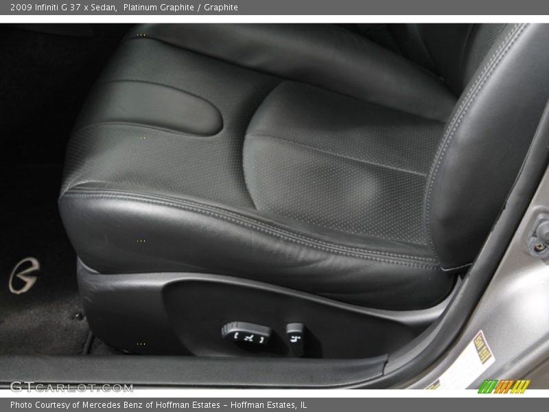 Platinum Graphite / Graphite 2009 Infiniti G 37 x Sedan