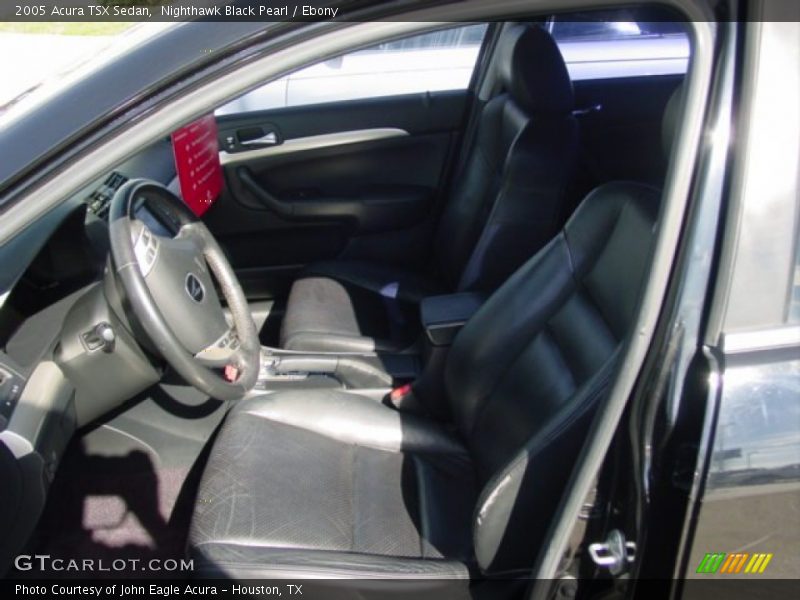 Nighthawk Black Pearl / Ebony 2005 Acura TSX Sedan
